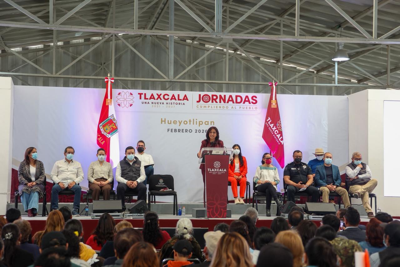 Inversiones en juventud, salud y seguridad impulsan desarrollo de la región de Hueyotlipan: Lorena Cuéllar